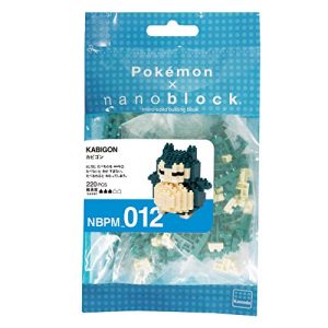 KAWADA Nano Block NBPM‑012 Pokémon Micro-Sized Building Block Puzzle (220 Pieces)