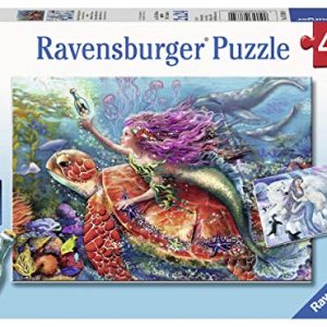 Ravensburger 07834, Mermaid Adventures 2 x 24 Piece Puzzles in a Box, 2 x 24 Piece Puzzles for Kids, Every Piece is Unique, Pieces Fit Together Perfectly