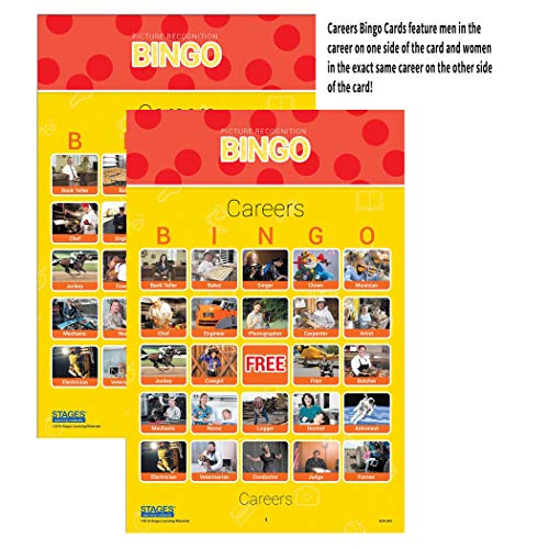 Stages Learning Materials Link4fun Real Photo Bingo 5-Game Set for Family, Preschool, Kindergarten, and Elementary Education: 180 Picture Cards + App