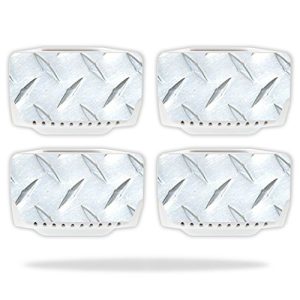 MightySkins Skin Compatible with Blade Chroma Battery Batteries (4 Pack) wrap Cover Sticker Skins Diamond Plate