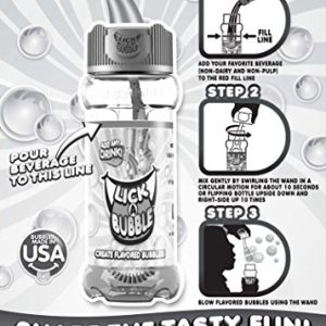 Lick-A-Bubble Create Flavored Bubbles, 4 Pack