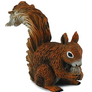 CollectA Woodlands Red Squirrel (Eating) Miniature Toy Figure - Authentic Hand Painted Model