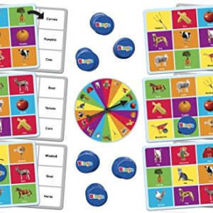 MasterPieces Educational-Farm Bingo Game, Multicolored
