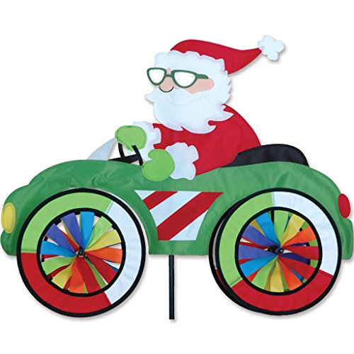 Premier 26764 Car Spinner, Santa, 25 by 19-1/2-Inch