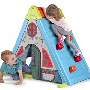 Feber 800011400 Play and Fold Activity House 3 in 1 – Playset - Easy to Store – Indoor and Outdoor, Multicolor