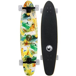 PARADISE Good Times Roll Kicktail Complete Longboard