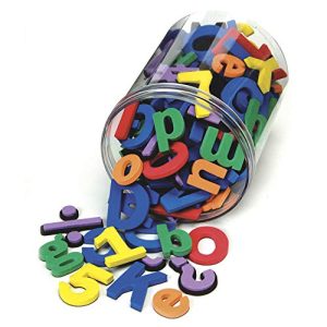Chenille Kraft 4357 Wonderfoam Magnetic Alphabet Letters, Assorted Colors. 110/Pack (CKC4357)