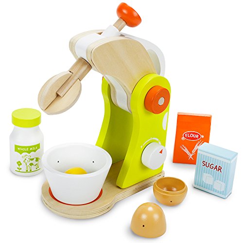 Wood Eats! Marvelous Mixer Playset with Sugar, Milk, Flour and Egg