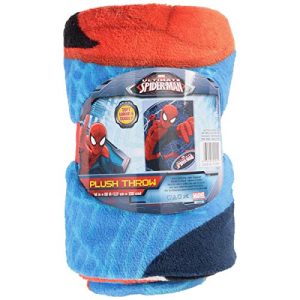 Jay Franco Astonish Plush Throw, Medium Blanket, Spiderman Ultimate