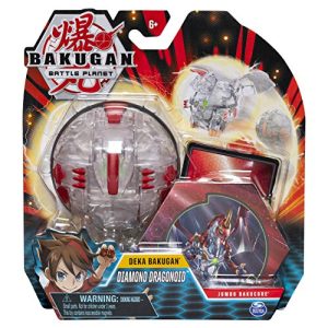 Bakugan Deka, Diamond Dragonoid, Jumbo Collectible Transforming Figure, for Ages 6 & Up