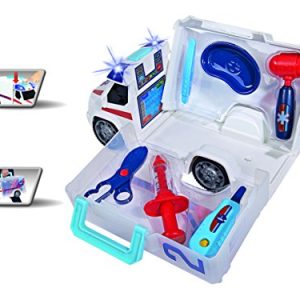 Dickie Toys Push and Play SOS Rescue Ambulance