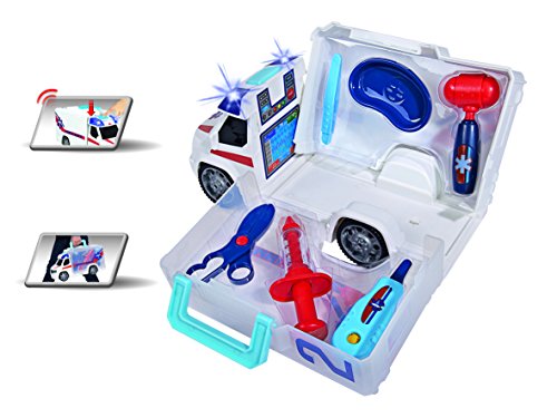 Dickie Toys Push and Play SOS Rescue Ambulance