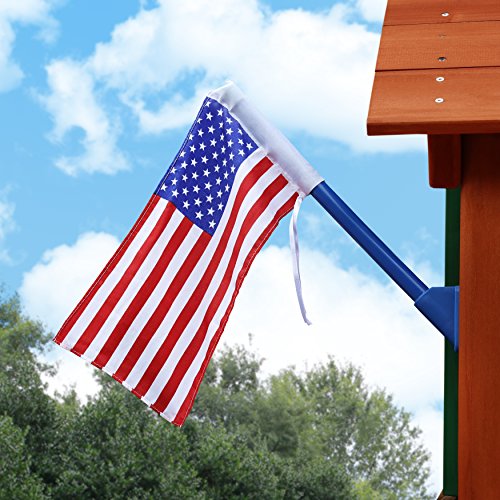 Gorilla Playsets 09-1014-US American Flag Swing Set Accessory with Mounting Hardware