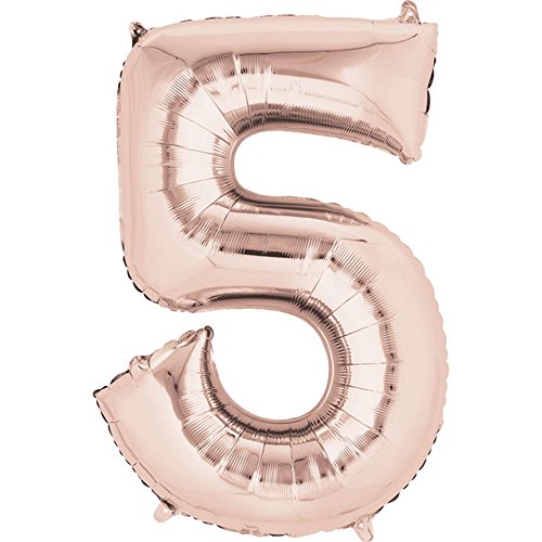 ANAGRAM INTERNATIONAL 95826 Foil Balloon, 34", Rosegold