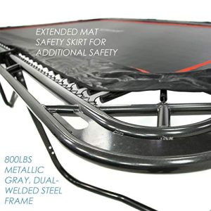 Skybound Horizon 11X18ft Rectangle Trampoline with Safety Enclosure and Ladder