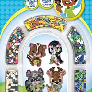 Perler Beads Forest Animals Fuse Bead Kit, 2000pcs, 7 Projects