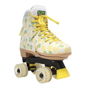 Circle Society Classic Adjustable Indoor and Outdoor Childrens Roller Skates - Crushed Pineapple