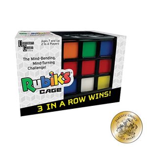 Rubik's Cage Game, Head-to-Head Brain Teaser Strategy Game Based On The Rubik’S Cube for Ages 7 & Up