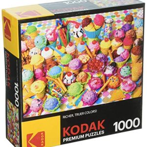 KODAK PREMIUM PUZZLES Variety of Colorful Ice Cream Jigsaw Puzzle