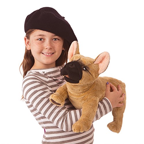 Folkmanis French Bulldog Hand Puppet Plush