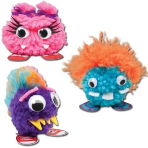 Klutz Pom Pom Monster Salon: Create, Cut & Style Your Own Monsters Craft Kit