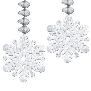 Foil Snowflake Danglers (2/Pkg)