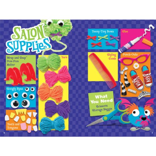 Klutz Pom Pom Monster Salon: Create, Cut & Style Your Own Monsters Craft Kit