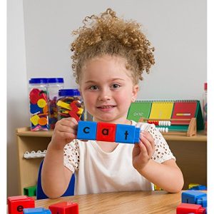 Didax Jumbo Alphabet Unifix Cubes, Set of 30