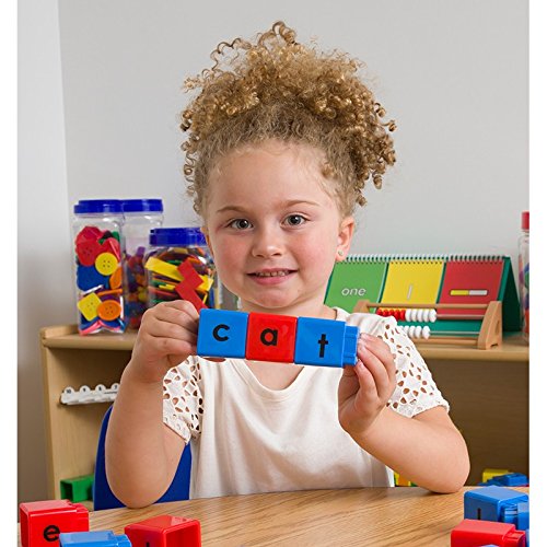 Didax Jumbo Alphabet Unifix Cubes, Set of 30