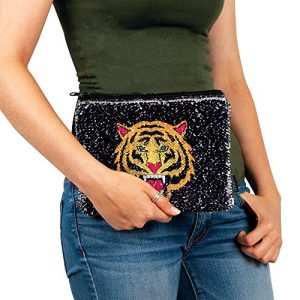 Fashion Angels S. Lab Magic Sequin Pouch 77041 - Tiger/Fierce, Multi