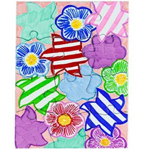 Hygloss Products Blank Jigsaw Puzzle – Compoz-A-Puzzle – 5.5 x 8 Inch - 12 Pieces, 8 Puzzles with Envelopes