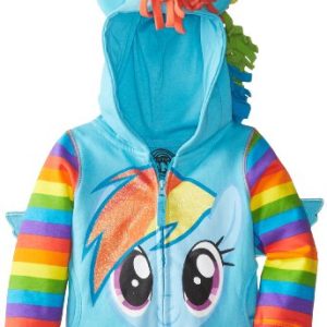 My Little Pony Girls' Rainbow Dash Hoodie
