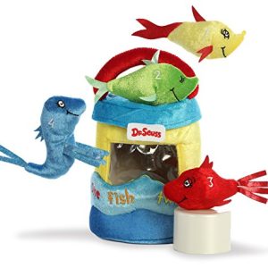 Aurora World 15919 8" Dr. Seuss Fish Playset, 8", Red, Blue, Yellow, Green