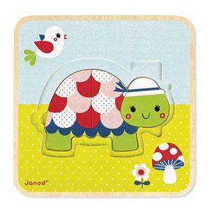 Janod 3 Level Puzzle - Turtle Puzzle
