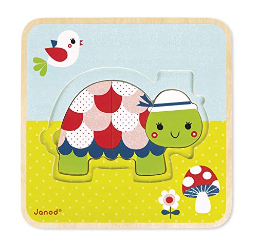 Janod 3 Level Puzzle - Turtle Puzzle