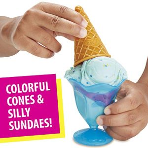 Play-Doh Kitchen Creations Ice Cream Party Play Food Set with 6 Non-Toxic Colors, 2 Oz Cans (Amazon Exclusive)