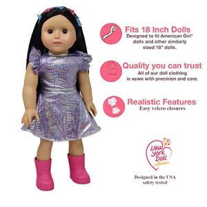 18" Doll Guitar & Microphone Set - Includes Doll Clothes - Fits American Girl Dolls