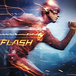 Trends International DC Comics TV - The Flash - Speed Force Wall Poster, 22.375" x 34", Mahogany Framed Version