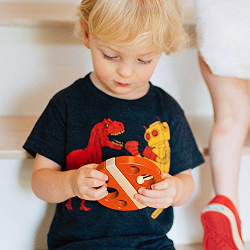 Tegu Swivel Bug Magnetic Building Block Set, Poppy Big Top