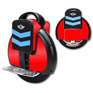 MightySkins Skin Compatible with TG-F3 Self Balancing one Wheel Electric Unicycle Scooter wrap Cover Sticker Solid Red