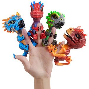 Untamed Radioactive Triceratops - Whiplash (Blue) - Interactive Toy