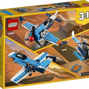 LEGO Creator 3in1 Propeller Plane 31099 Flying Toy Building Kit, New 2020 (128 Pieces)