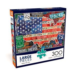 Buffalo Games - Travel The USA - 300 Large Piece Jigsaw Puzzle
