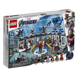 LEGO Marvel Avengers Iron Man Hall of Armor 76125 Building Kit - Marvel Tony Stark Iron Man Suit Action Figures (524 Pieces)