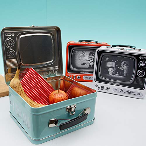 Suck UK TV Lunch Box I Food Storage Containers I Kitchen Organization & Storage I Lunch Boxes For Kids I Toy Storage I Bento Box I – Beach Holiday, Blue, One Size