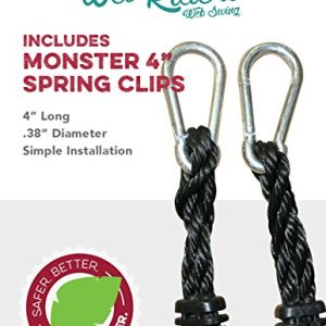 M & M Sales Enterprises 46" Web Riderz Web Swing Platform, Black