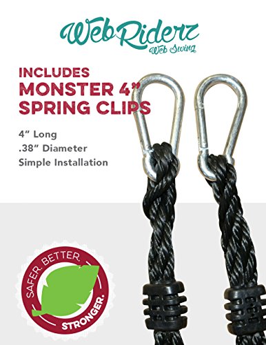 M & M Sales Enterprises 46" Web Riderz Web Swing Platform, Black