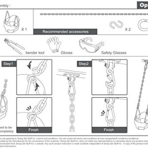 Swing Set Stuff Highback Full Bucket (Red) with Chains and Hooks and SSS Logo Sticker