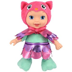 New Adventures Little Darlings - Animal Cuties Baby Doll with Owl Outfit, Multicolor