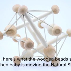 Manhattan Toy Skwish Natural Rattle and Teether Grasping Activity Toy